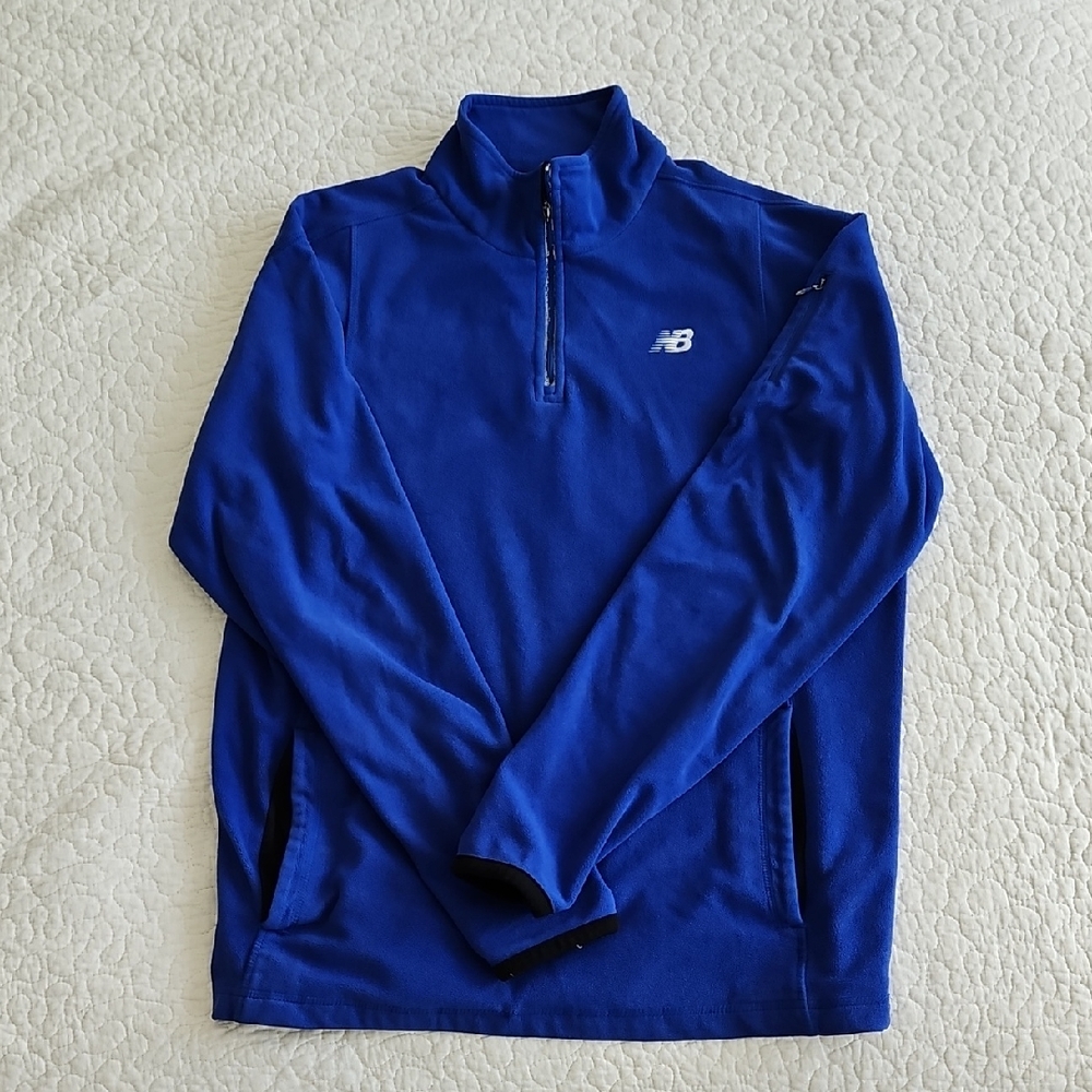 New Balance Men's Fleece 1/4 Zip Athletic Shirt